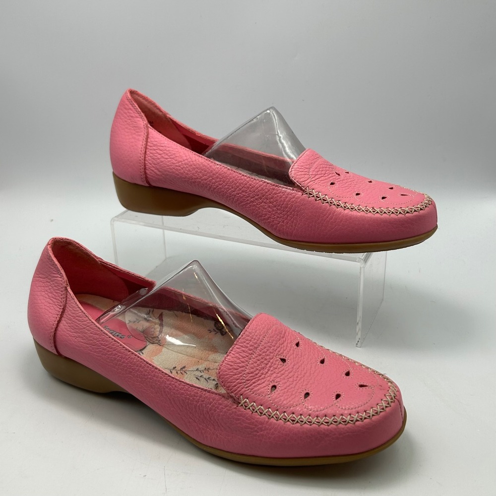 Baretraps Patti Loafers Womens 9 Pink Leather Perforated Comfort Barbiecore